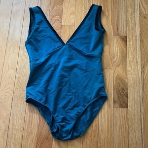 Bullet Point Blue Leotard